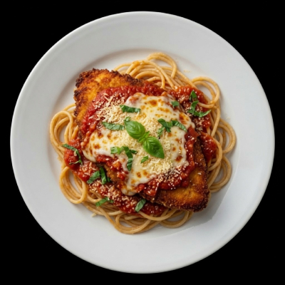 Villa Maria Pizza Larchmont Plate of Chicken Parmesan Dinner